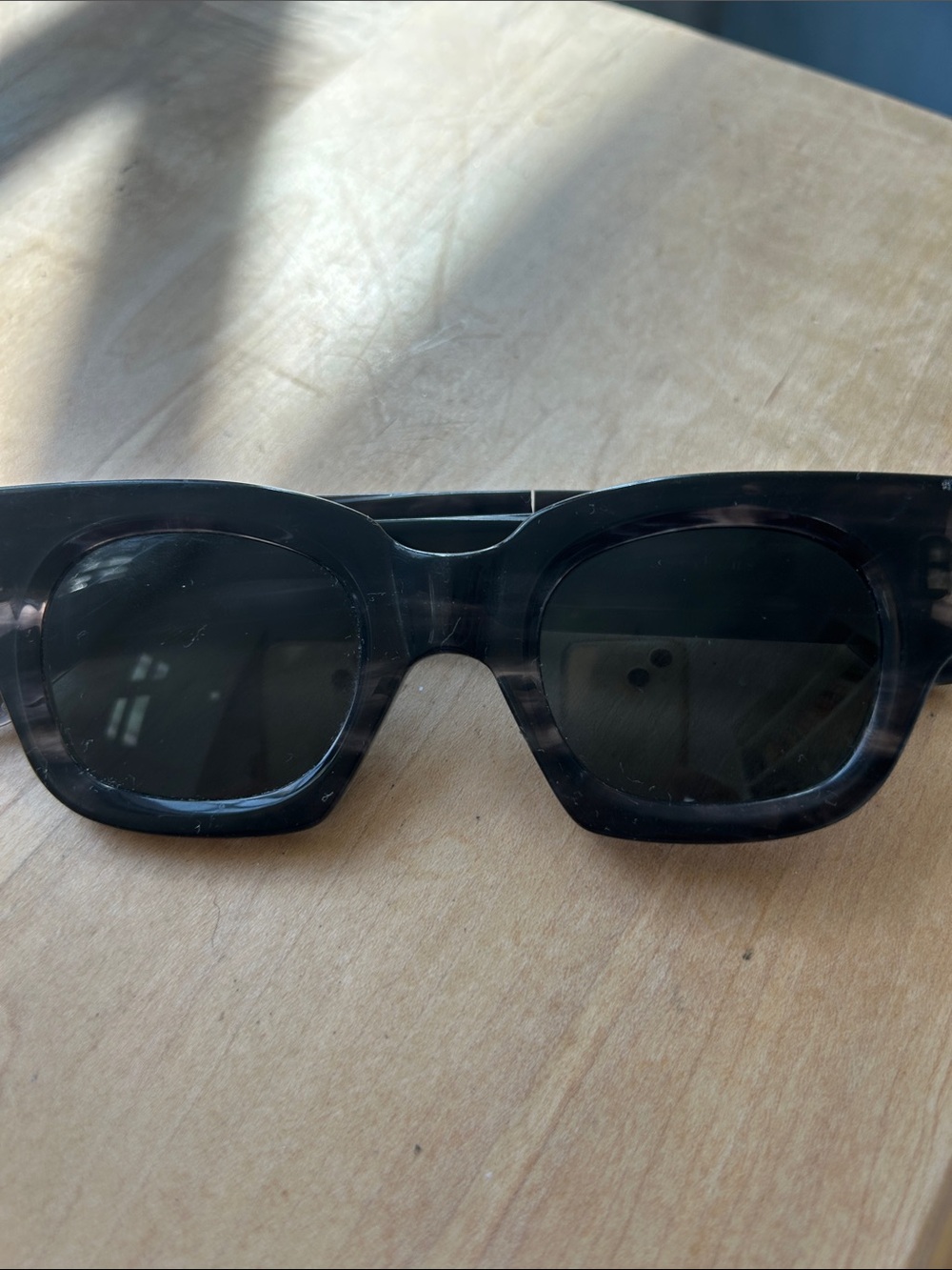Jacques Marie Mage Fellini Black Tortoise Frames Sunglasses